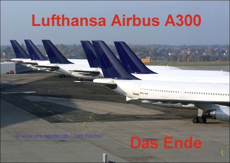 Ende LH A300 in Dresden 2009